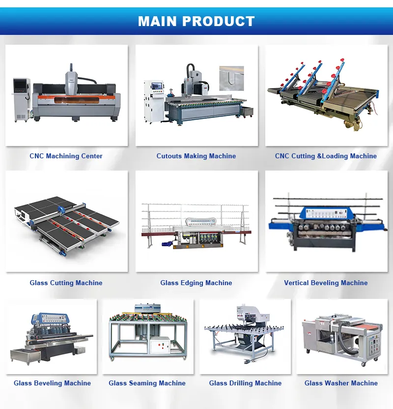 Zxx-E0725 CNC Glass Cutting Machine for Minimalist Door Glass